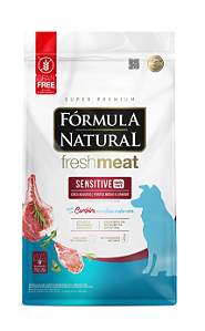 Ração Fórmula Natural Fresh Meat Cães Sensitive Adultos Portes Médio e Grande Cordeiro