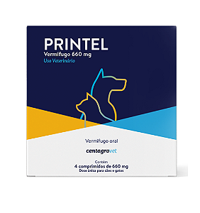 Printel 660mg 4 comp. (cães/gatos)