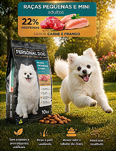 Personal Dog Adulto Mini Carne e Frango 10,1kg