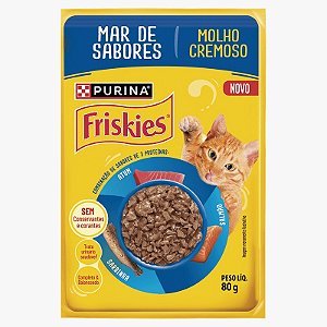 Sachê Friskies Mar De Sabores 80gr