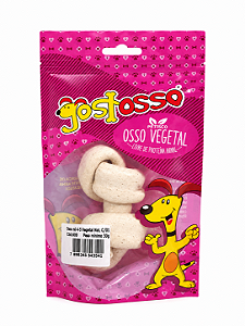 Osso Nó Natural Vegetal Gostosso 4/5 com 01 unid. (aprox. 10 centímetros )