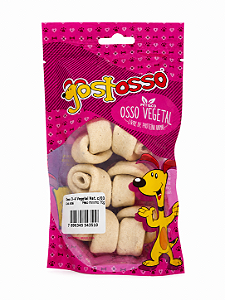 Osso Nó Natural Vegetal Gostosso 3/4 com 03 unid (aprox. 7 centímetros )