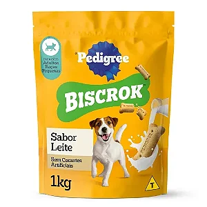 Biscoito Pedigree Biscrok Para Cães Adultos Raças Pequenas 1kg