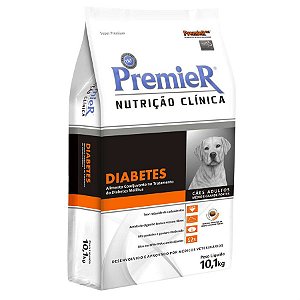 Ração Premier Pet Nutrição Clínica Diabetes para Cães Adultos Médios e Grandes Portes 10,1kg