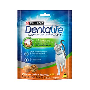Petisco Nestlé Purina DentaLife para Gatos 40gr