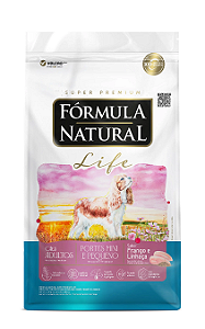 Ração Fórmula Natural Life Cães Adultos Raças Mini e Pequenas 15kg