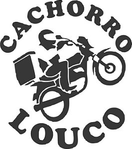 ADESIVO MOTOBOY CACHORRO LOUCO