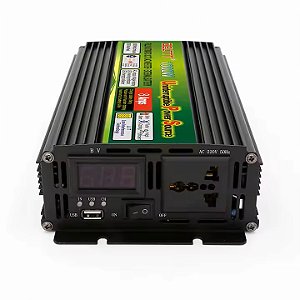 INVERSOR/CARREGADOR DE TENSÃO COM ONDA SENOIDAL 1000W 12 PARA 220 VOLTS