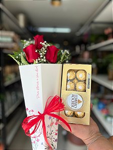 Toque de Rosas com Ferrero