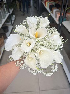 Buque Noiva 12 Copos de Leite e Gypso