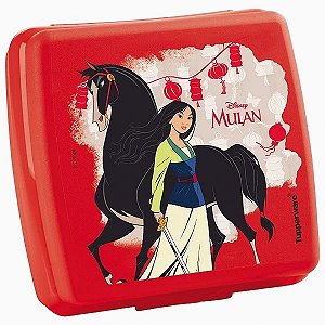 Porta Sanduíche Mulan Tupperware Vermelho