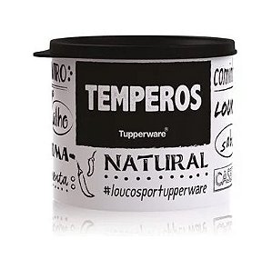 Tupper Redondinha Temperos P&B Tupperware 500 ml