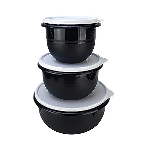 Tupperware Kit Tigelas Batedeiras 3 peças