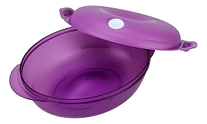 Travessa Oval Cristal Pop Tupperware 2 Litros Lilás