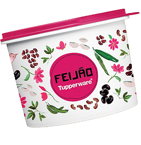 Tupperware Tupper® Caixa de Feijão 2 kg Floral