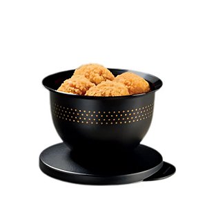 Tigela Murano Moda Tupperware 200 ml Preta