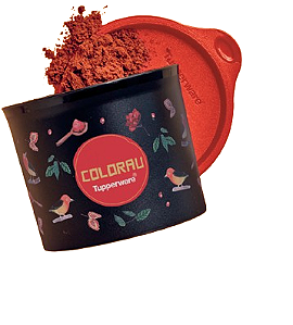 Tupper Redondinha Colorau Floral Tupperware 350 grl