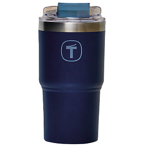 Copo Térmico Big T Com Canudo Tupperware 630 ml Azul
