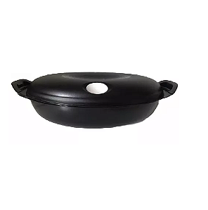 Tigela Cristal Pop Oval Tupperware 1,1 L Preto
