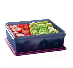Caixa Versátil Quadrada Tupperware Azul Noite 2,5 L