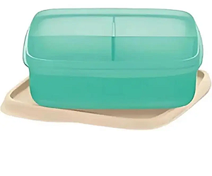 Tupperware Basic Line com Divisórias 550ml Mint