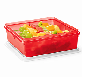 Tupperware Quadrada Caixa Versátil 1,2 Litros