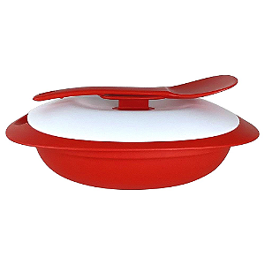 Travessa Mágica Tupperware com colher Vermelha 1,8 L
