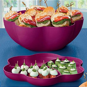 TUPPERWARE BIG TIGELA FLORESTA ROSA 5,6 LTS