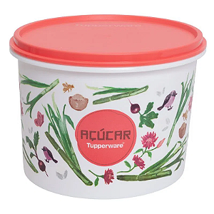 Tupper Caixa Açúcar Floral 1,4 Kg