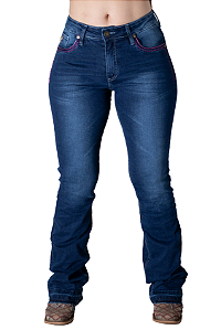 CALÇA JEANS FEMININA COUNTRY RAINBOW