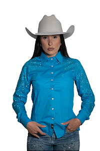 CAMISA FEMININA TRUCK TURQUESA
