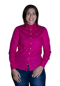 CAMISA FEMININA BÁSICA PINK