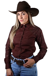 Camisa Feminina Truck Marrom