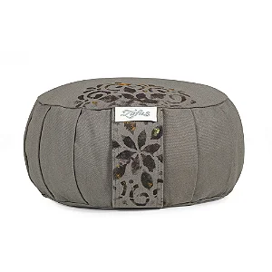 Zafu almofada para meditação Mandala - grey