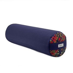 Bolster cilíndrico Behind blue eyes - Yoga restaurativa