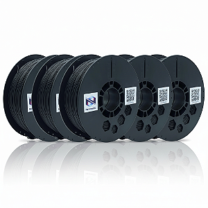 KIT 5 filamentos para Impressão 3D - KIT 5 PRETOS