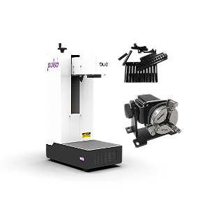 Combo Due Pulsa Gravadora Laser + Eixo rotativo + Kit Gabarito