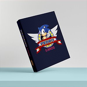 Album Fichário Para Fotos - Sonic