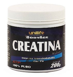 CREATINA MONOHIDRATADA EM PÓ 200 GR