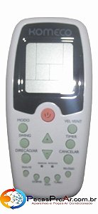 Controle Remoto Komeco Ambient ABS09FC2LX