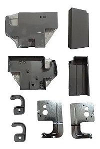 Kit Dobradica Para Reversao Porta Refrigerador 480L Midea MD-RT507FGA041