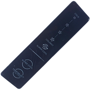 Placa Display Geladeira Midea Frost Free SmartSensor 347L Prata MD-RT468MTA502