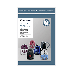 Sacos Descartáveis Originais Aspirador Electrolux Tripla Filtragem 1,2L SONIC