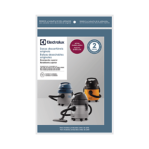 Sacos descartáveis Originais Aspirador Electrolux Pro 10L GT2000
