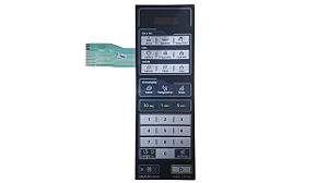 Membrana Painel De Comando Micro-Ondas Espelhado Midea 31L MTFS41