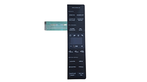 Membrana Painel De Comando Micro-Ondas Electrolux Efficient Prata 23L ME23S