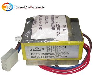 Transformador Da Evaporadora Carrier Piso Teto 42XQB24515LC