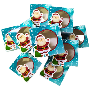 10 Caixas para Sabonete - Natal Tons de Azul