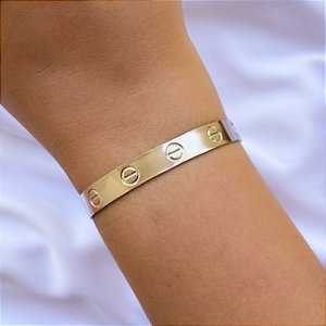 Bracelete com detalhes estilo cartie