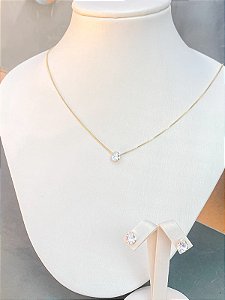 Conjunto Gota de Zircônia Média 7mm